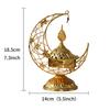 Middle East Handheld Crescent Metal Incense Burner Black/Gold Living Room Tabletop Aromatherapy Burner Arab Eid Ornament