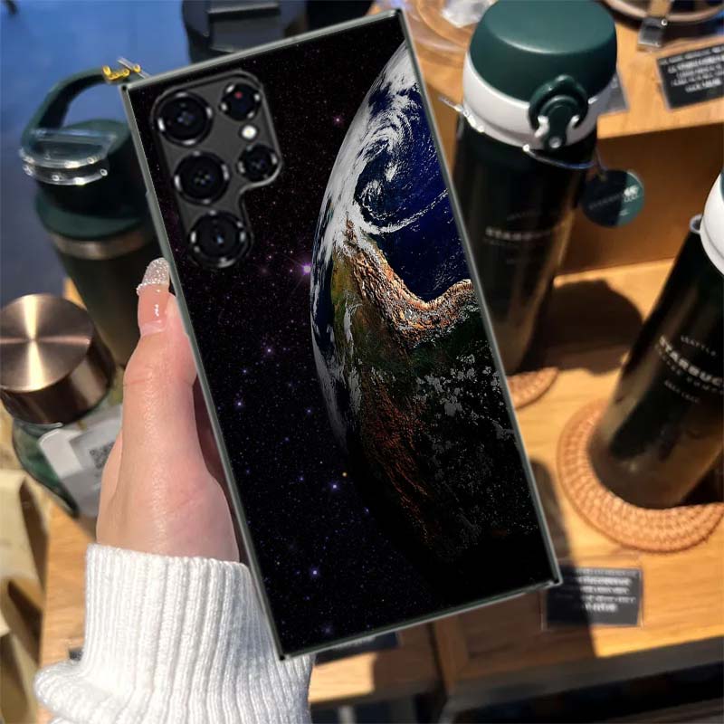 

Earth, Stars, Space Cases Phone Case for Samsung Galaxy S26 Ultra S25 Edge S24 S23 FE S21 Plus S20 S22 S10 Cover TPU Capa Shell Samsung S26 Ultra 5G
