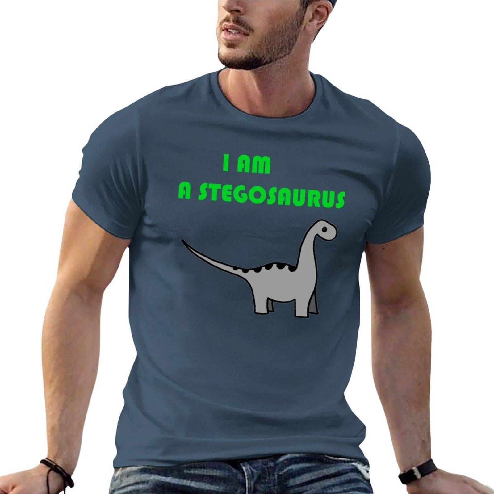 Stegosaurus Tshirt Casual Basic Street Style Tshirt S