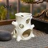 Comfortable Touch Tank Decor 2Pcs 3D Printed Aquarium Tree Stump Fish Shelter, Landscaping Reliable Habitat Ornaments, Multiple Holes Hiding Cave for