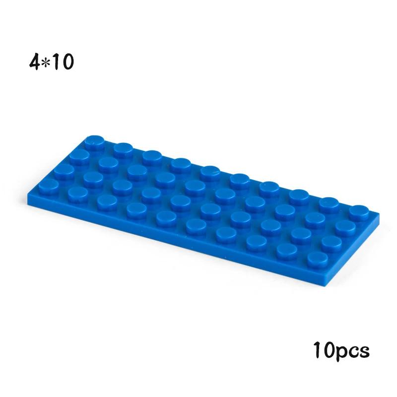 Non-Toxic 10Pcs Moc 3030 Plate 4X10 Brick Building Blocks Classic Parts Diy Building Block Compatible With Creative Construction Toys