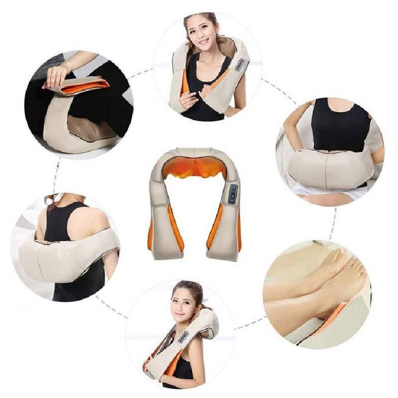 Neck Massager Back Shiatsu Shoulder Massagers Electric Deep Tissue Gifts Adult