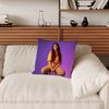 Cantante Popolare Selena Gomez Love On Federa Cuscino Divano Soggiorno Camera da Letto Testiera Schienale Cuscino Cuscino Quadrato Ora del Riposo