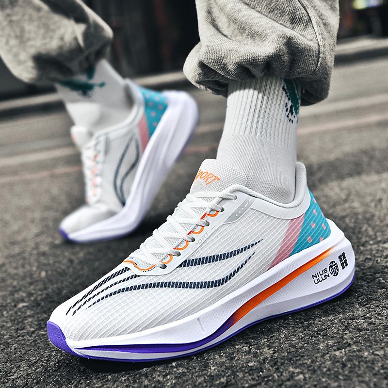 Mens Luxury Running Shoes Breathable Marathon Shoes Jogging Comfy Soft Casual Sneakers Men Tenis Masculino Footwear Male