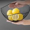 Multi-Size Iron Fruit Basket Durable Metal Wire Storage Bowl for Eggs Snacks Bread Dining Dining Table Indoor Cosmetics Storage Basket for Home