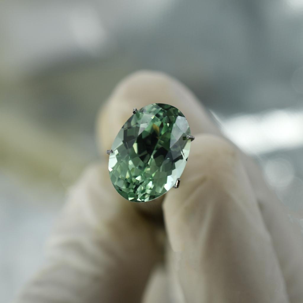 Natural Teal Sapphire Loose Gemstone Oval Cut 7 ct Bluish Green September Birthday Birthstone