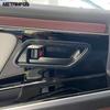 For Toyota bz4x - 2024 2025 Carbon Fiber ide Door Handle Bowl Cover Trim Sticker Interior Accessories Car Styling