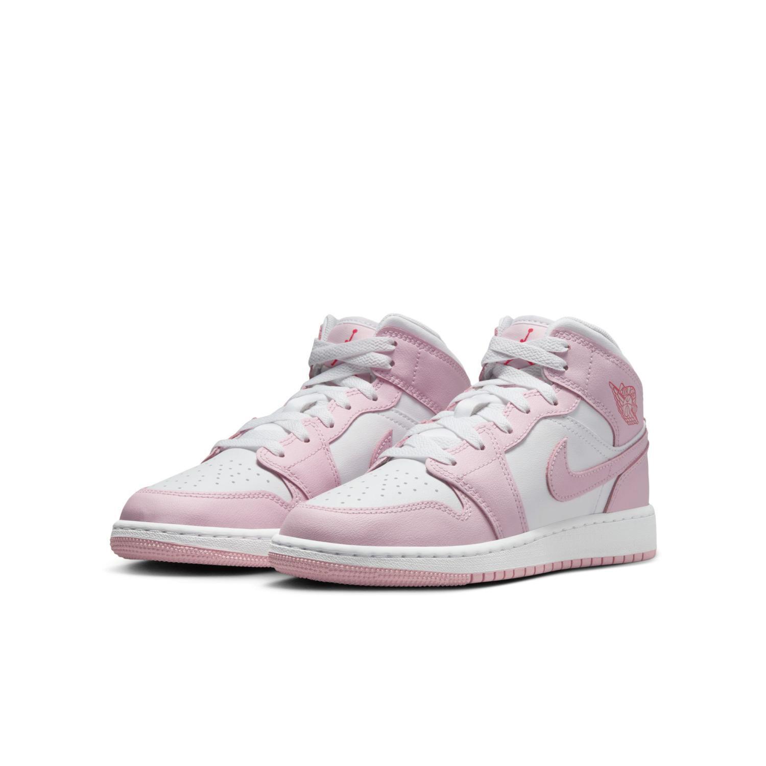 DQ8423-608 Nike GS Air Jordan 1 Mid Valentine s Day 5Y