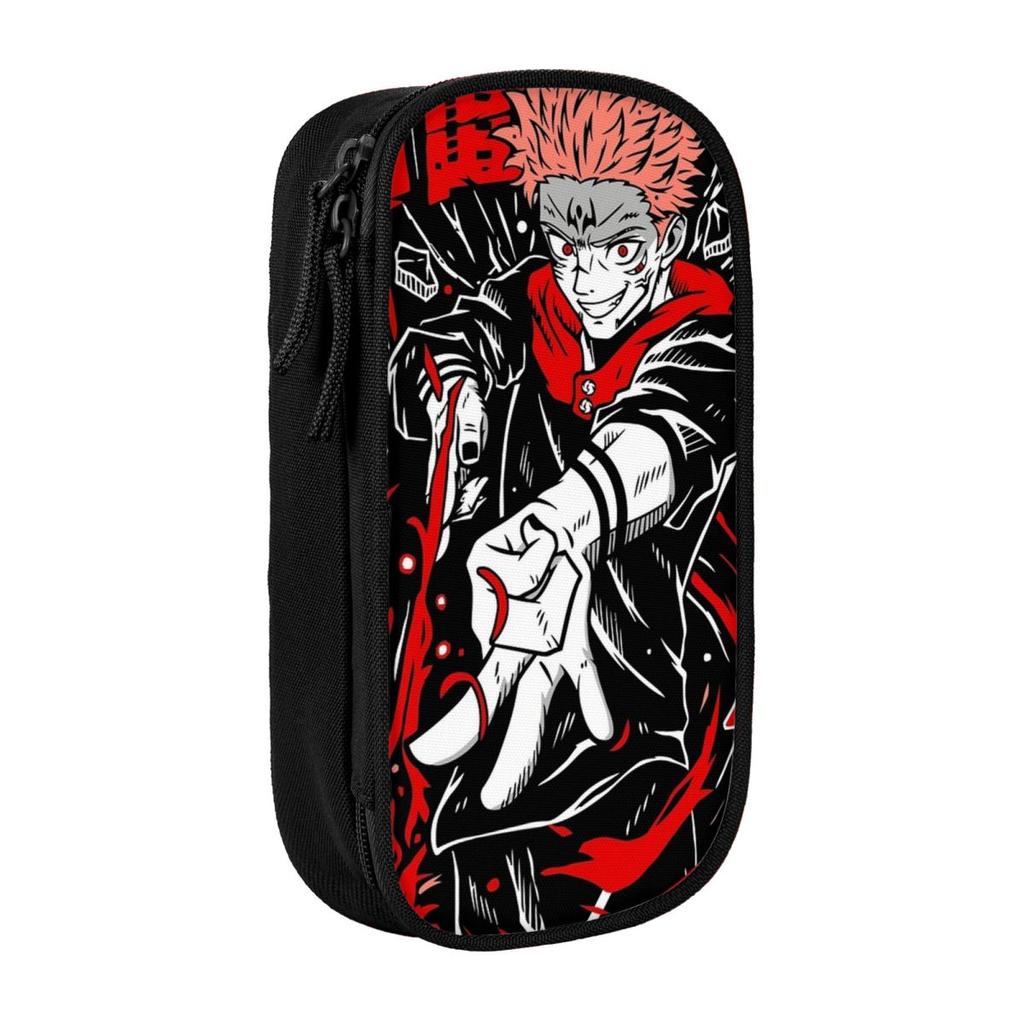 New Ryomen Sukuna JJK Anime Pencil Case Pencilcases Pen Holder for Girls Boys Big Capacity Bag Students School Gift Stationery