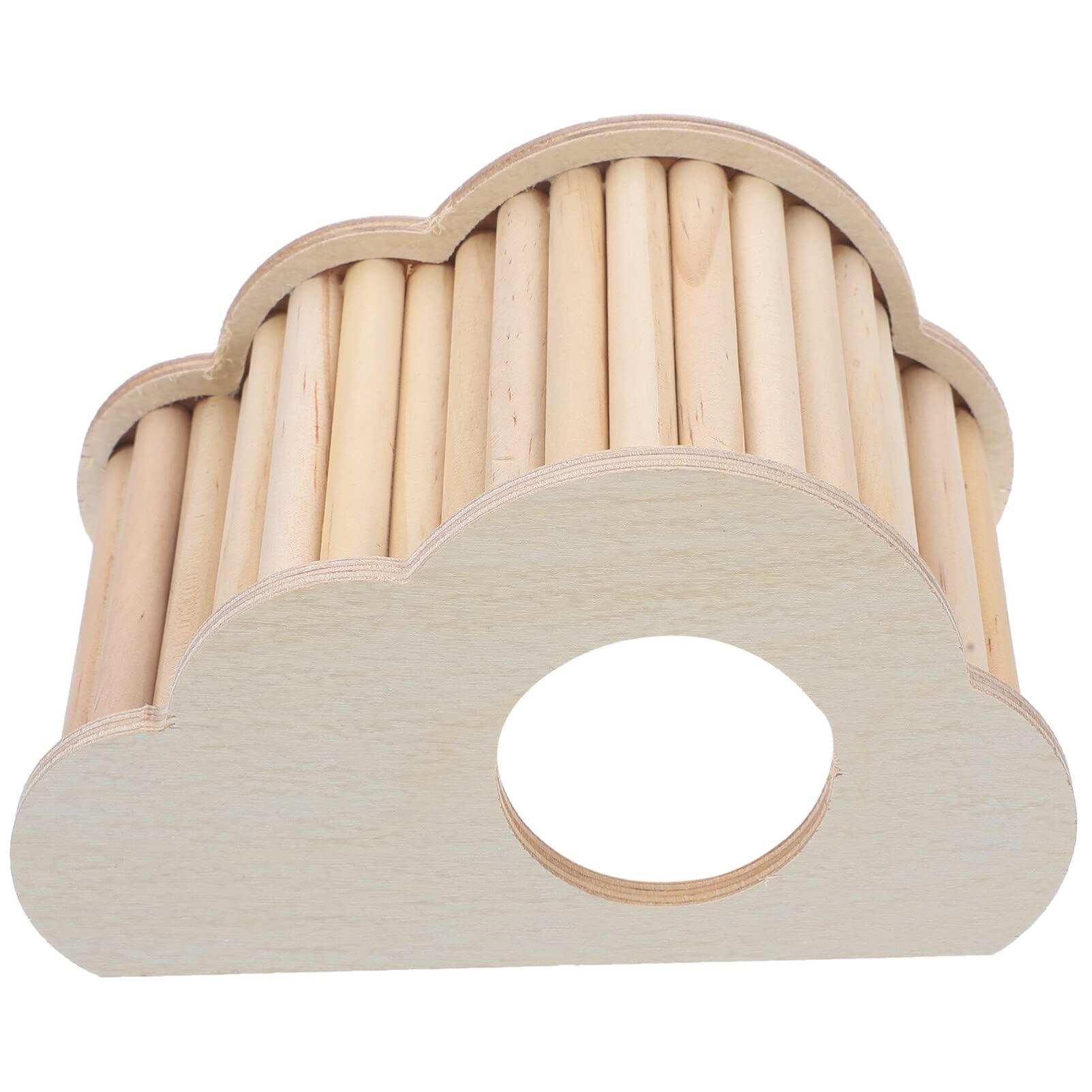 

POPETPOP Ceramic Hamster House, Hamster Hideout, Wood Guinea Pig Nest, Hamster Wood Nest, Pet Hamster House, Ceramic Hamster House