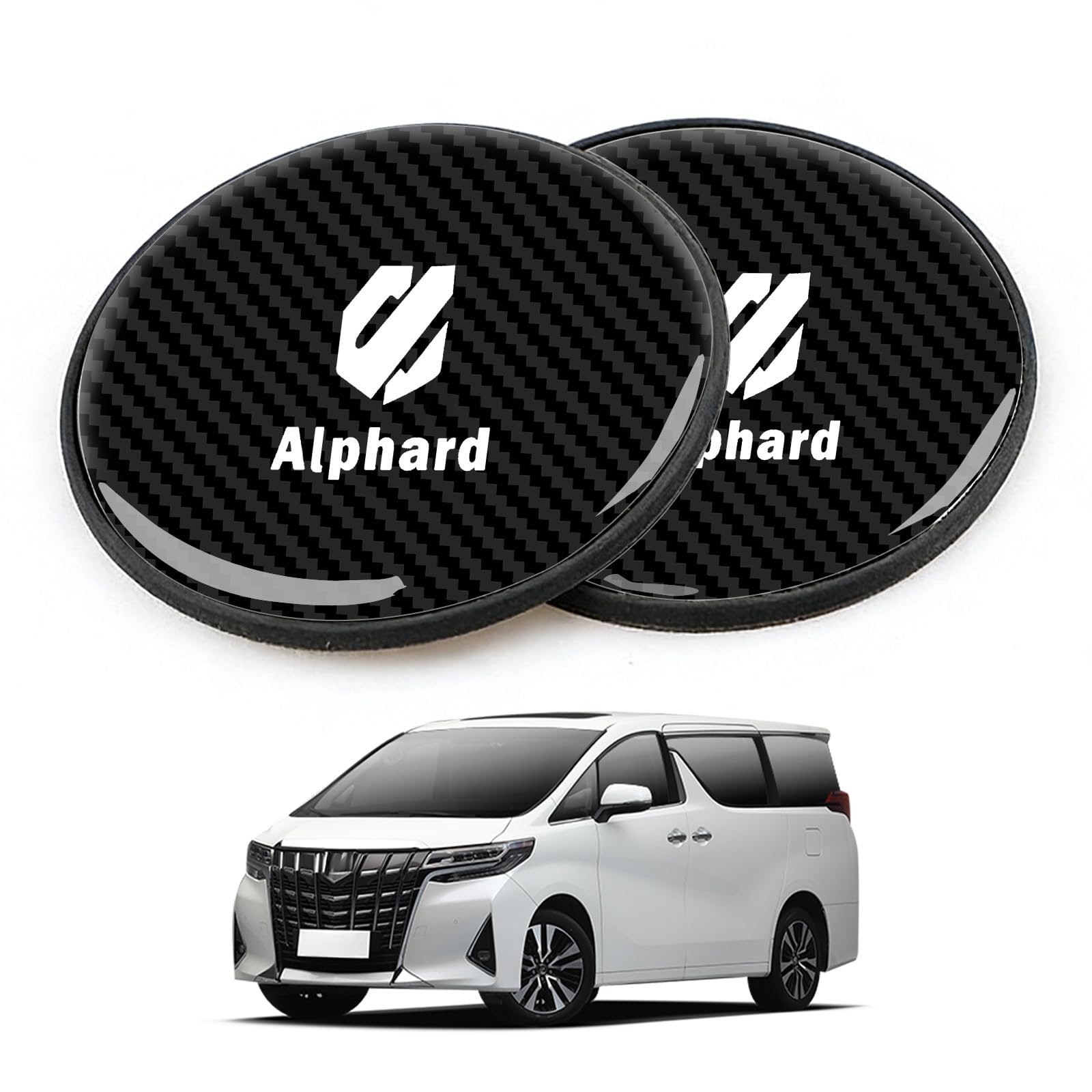 [InnoWave] Эксклюзивный набор из 2 подстаканников для автомобиля Alphard Alphard 30 Alphard чёрный