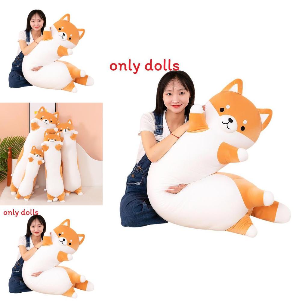 Husky Plush Pillow With Leg Clamp For Cozy Sleep Teen Kids Room Decor