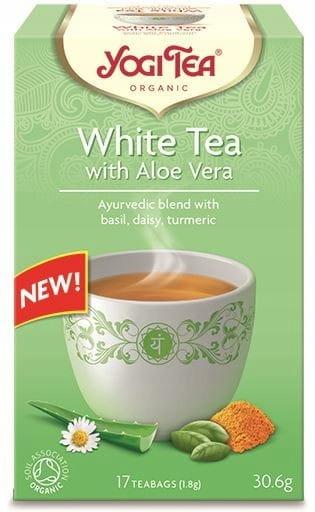 WHITE TEA WITH ALOE VERA ORGANIC (17 X 1.8 G) 30.6 G - YOGI TEA