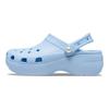 Crocs Klassische Plateau-Perlen-Clogs EVA Bequeme Vielseitige Clogs Damenclogs Blau 211231-4NS