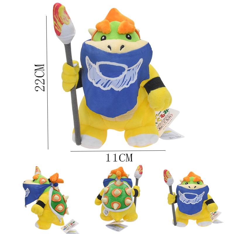 Super Mario Bros Plush Toys Wonder Bowser Jr Meowser Lemmy Iggy - Main Image