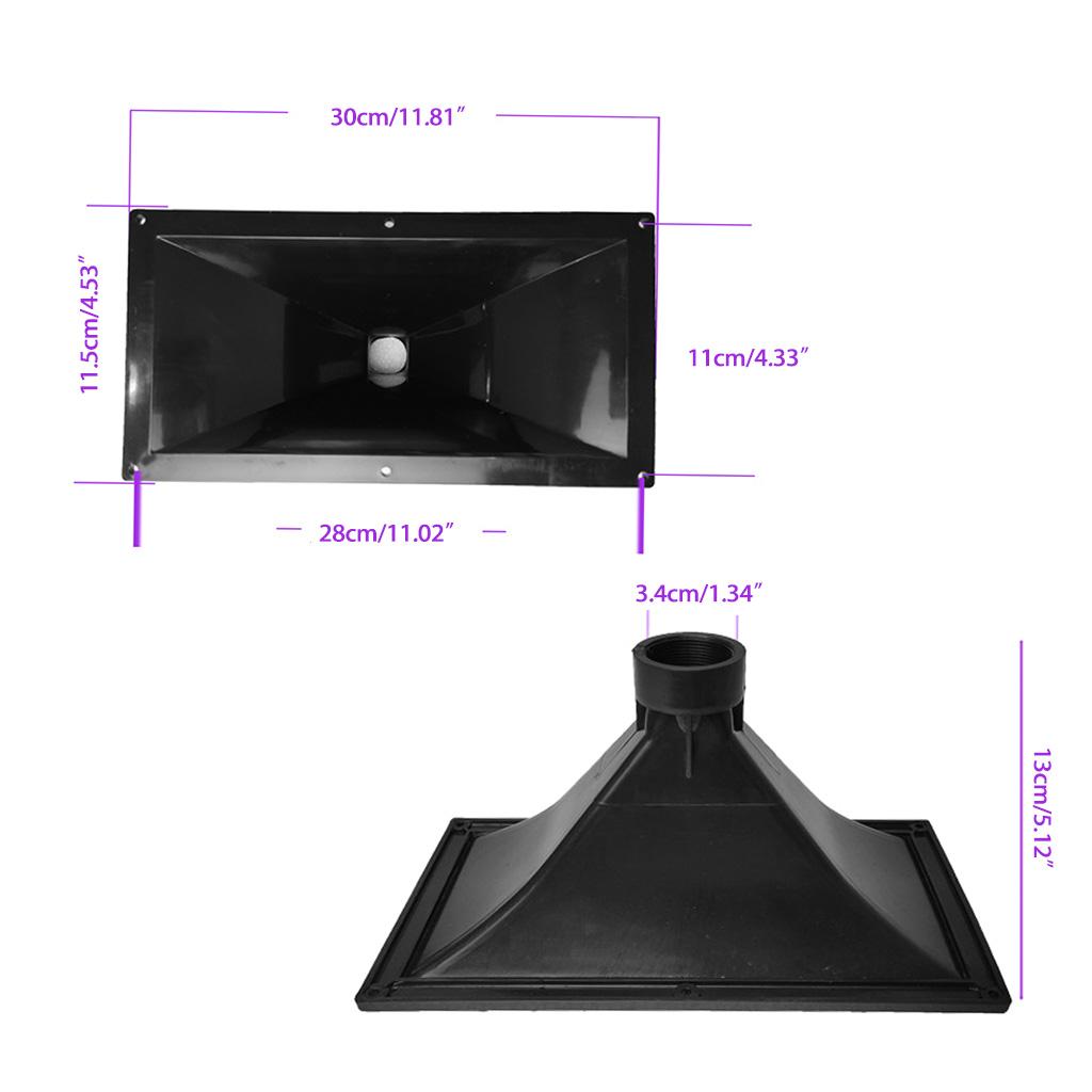 Tweeter Speaker Treble Horn Length 300 x115MM Home Theater Professional Audio Mixer Horn Flare Repair