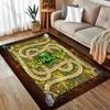 3D Game Juman-Ji Print Carpet for Bedroom Living Room Mat Suitable for Bedroom Living Room Study Yoga Rug, Large Area Black Mat
