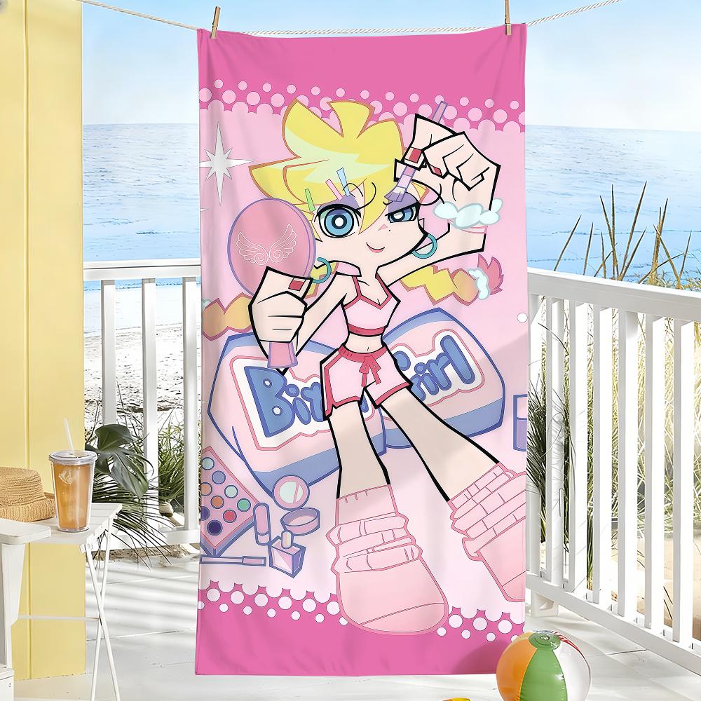 Cartoon P-Panty Stocking Towel Towels For Beaches Yoga Studios Gyms Hot Springs Swimming Pools And Picnics