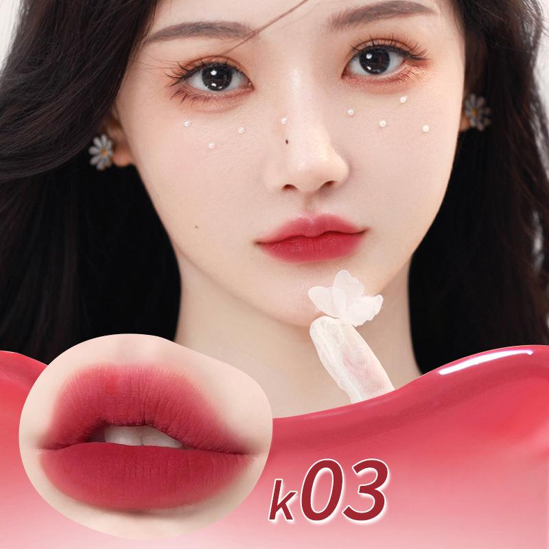 Glazura pentru buze mată înghețată, ruj mat catifelat, fără machiaj, albire, luciu de buze aerisit