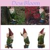 Naughty Gnome Garden Funny Ornament Durable Resin Dwarf Lawn Yard Outdoor Decor Sculpture