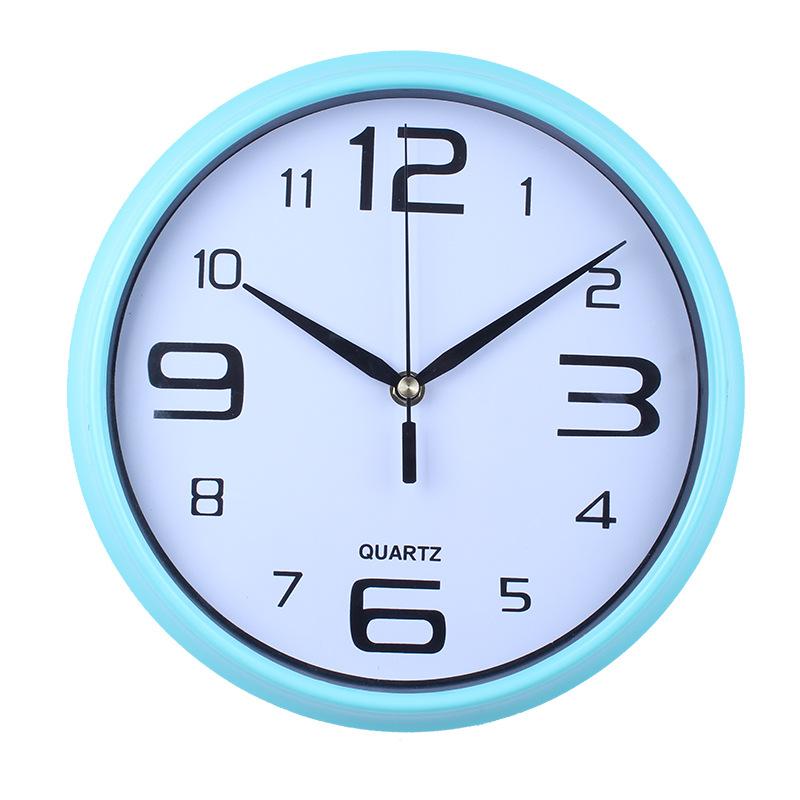 Living Room Household Simple Silent Wall Clock with Accurate Travel Time and Versatile Electronic Clock with Clear Fonts and Punch-free Quartz Clock