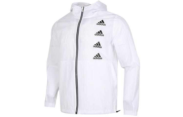 Adidas Jackets Men s White Hooded Moderate Other GK9419 L