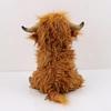 Highland Cow Stuffed Animals Plush Toy Fluffy Bull Animal Doll Soft for Kids Christmas Gift