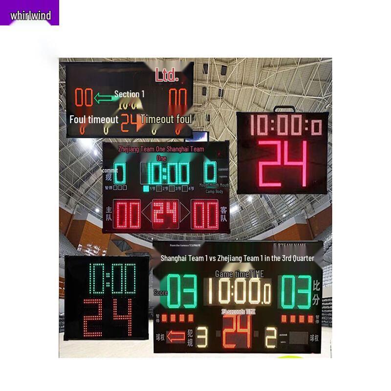 Electronic Scoreboard & 24-Second Shot Clock
