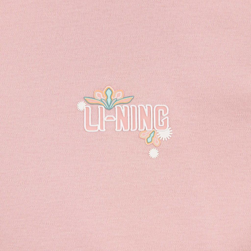 Li Ning Sports Lifestyle Series Loose Fit Round Neck Logo T-Shirt Women Tops AHSW406-3