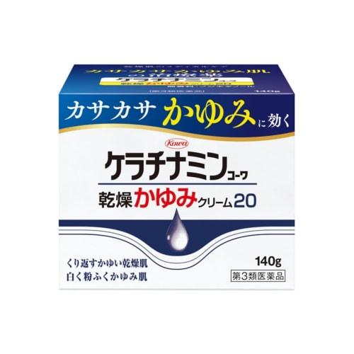 

[Third-class OTC drug] Keratinamin Kowa Dry Itch Cream 20 140g