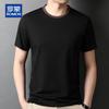 ROMON Unisex Silk Blend Cool-Feel Short Sleeve T-Shirt