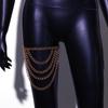 Stonefans Multi Layer Thigh Chain Harness Female Accessories Sexy Metal Belt Prsonality Vintage Garter Leg Chain Body Jewelry