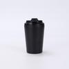 12oz Insulated Stainless Steel Coffee Cup with Scale & Flip-Top Lid