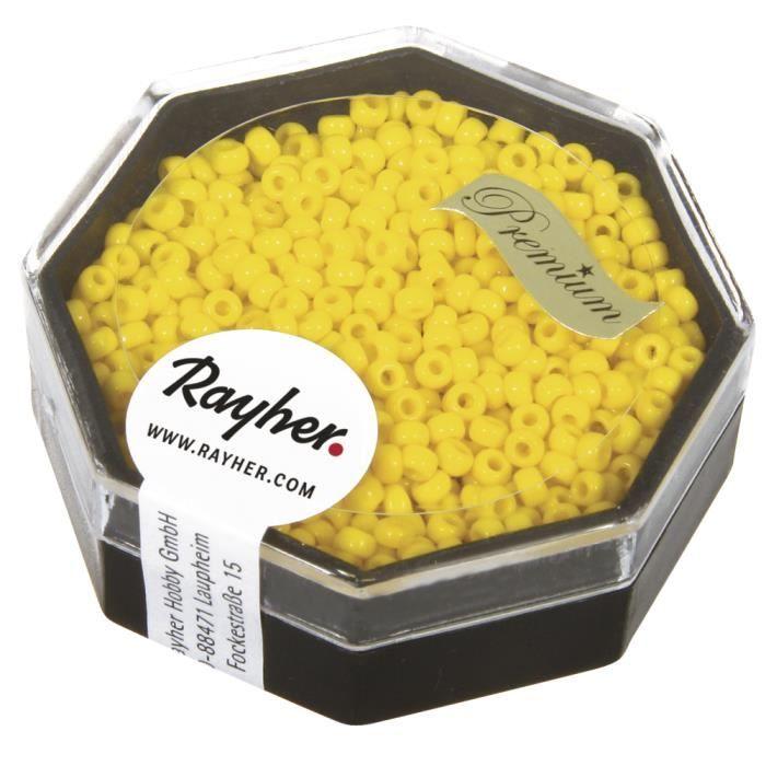 Perles - Miyuki - Premium-rocailles - 2,2 mm ø - Jaune doré - Opaque - 8 g
