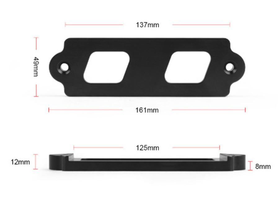 The Billet Battery tie down is CAD Designed and Made out of Aircraft Quality Pre