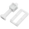 Toilet Hinge Screws White 2*Sliding Plates Accessories