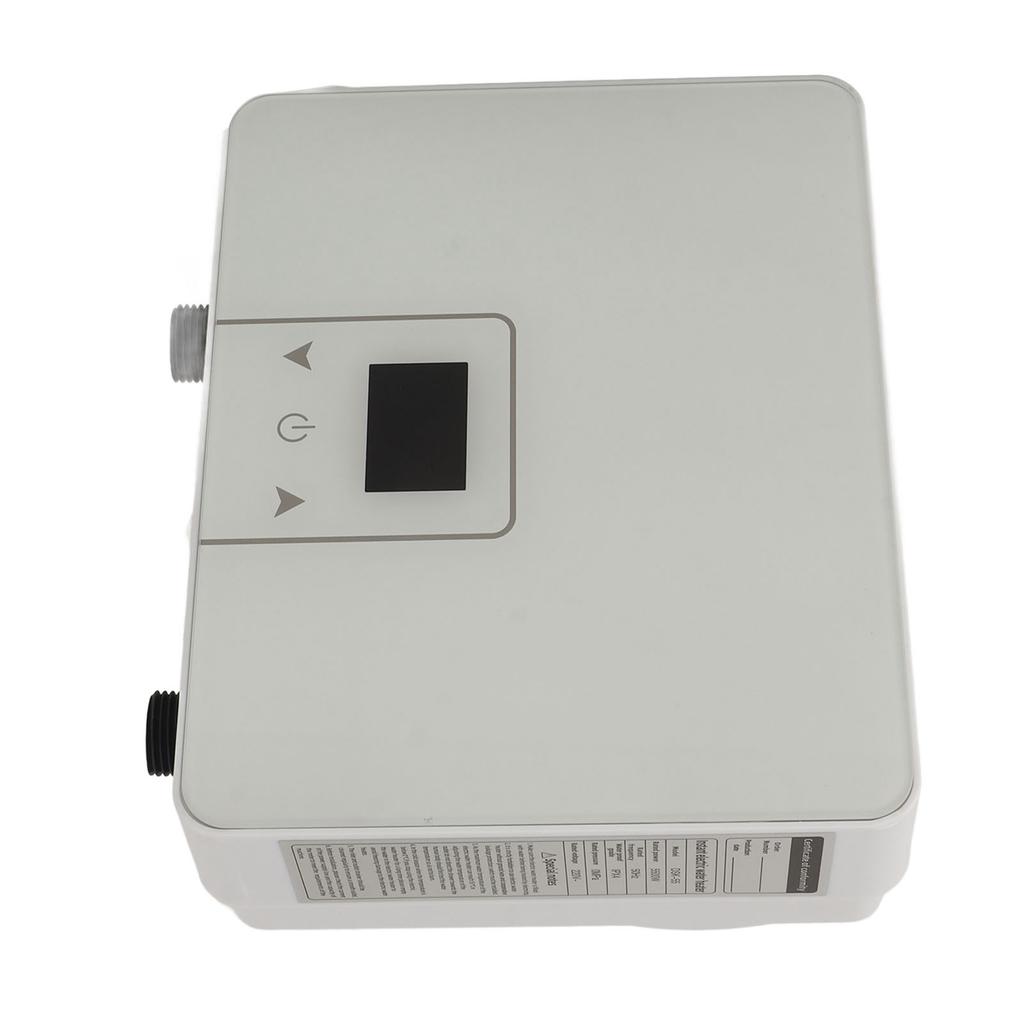 Electric Mini Water Heater 220V 88 Screen Display PVC 5.5KW Fast Heating 55 Degrees C IPX4 Waterproof