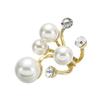 High-end Light Luxury Pearl Open Ring Personality Cold Wind Ring