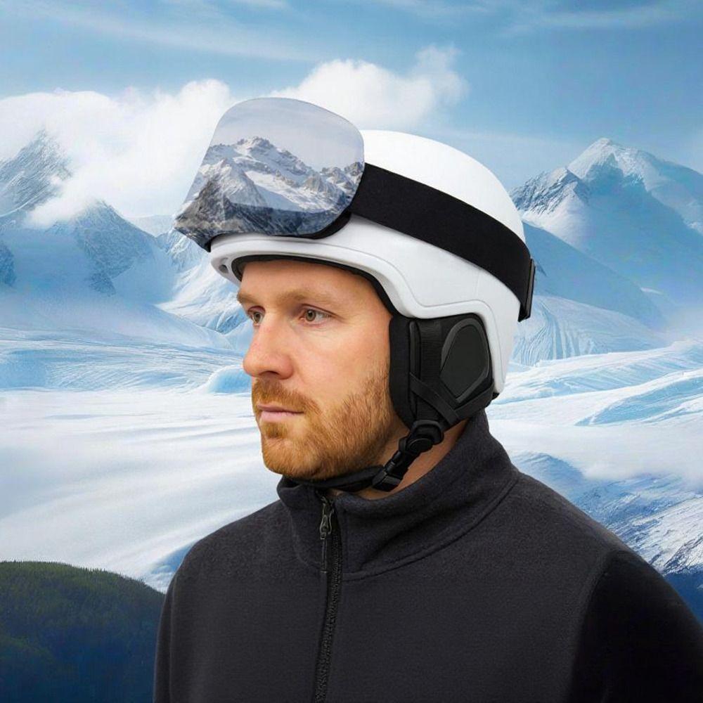 Scratch Protection Snowboard Goggle Cover Microfiber Material Protective Lens Cover  Ski Equipment