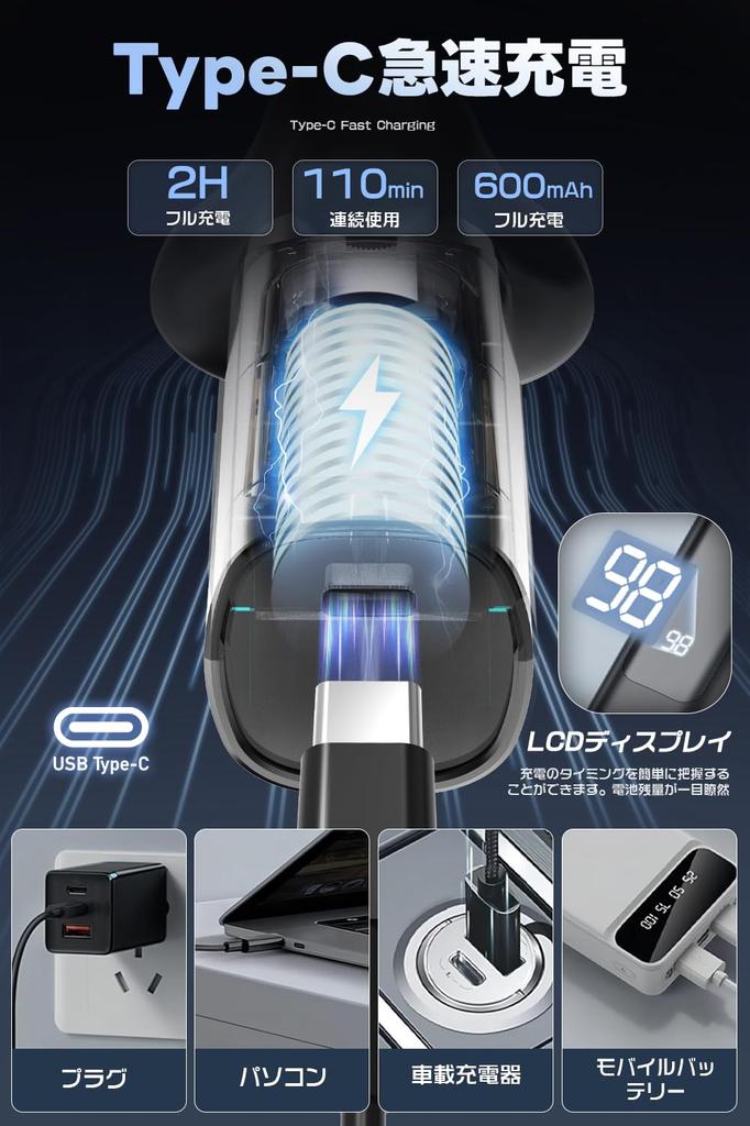 New Electric Shaver for Low LCD Battery Typc Fast IPX7 Perfect for or As a Includes Japanese Instruction Arrival 3-in-1 Men, 360° Rotation, Wet/Dry