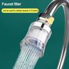 Universal Faucet Water Filter Remove Chlorine Filtered Purifier Showers Head Splash-proof Swivel Tap Aerator Kitchen Bathroom