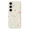 For Samsung Galaxy S25 FE Case Flower Pattern Printing Straight Edge TPU Phone Back Cover