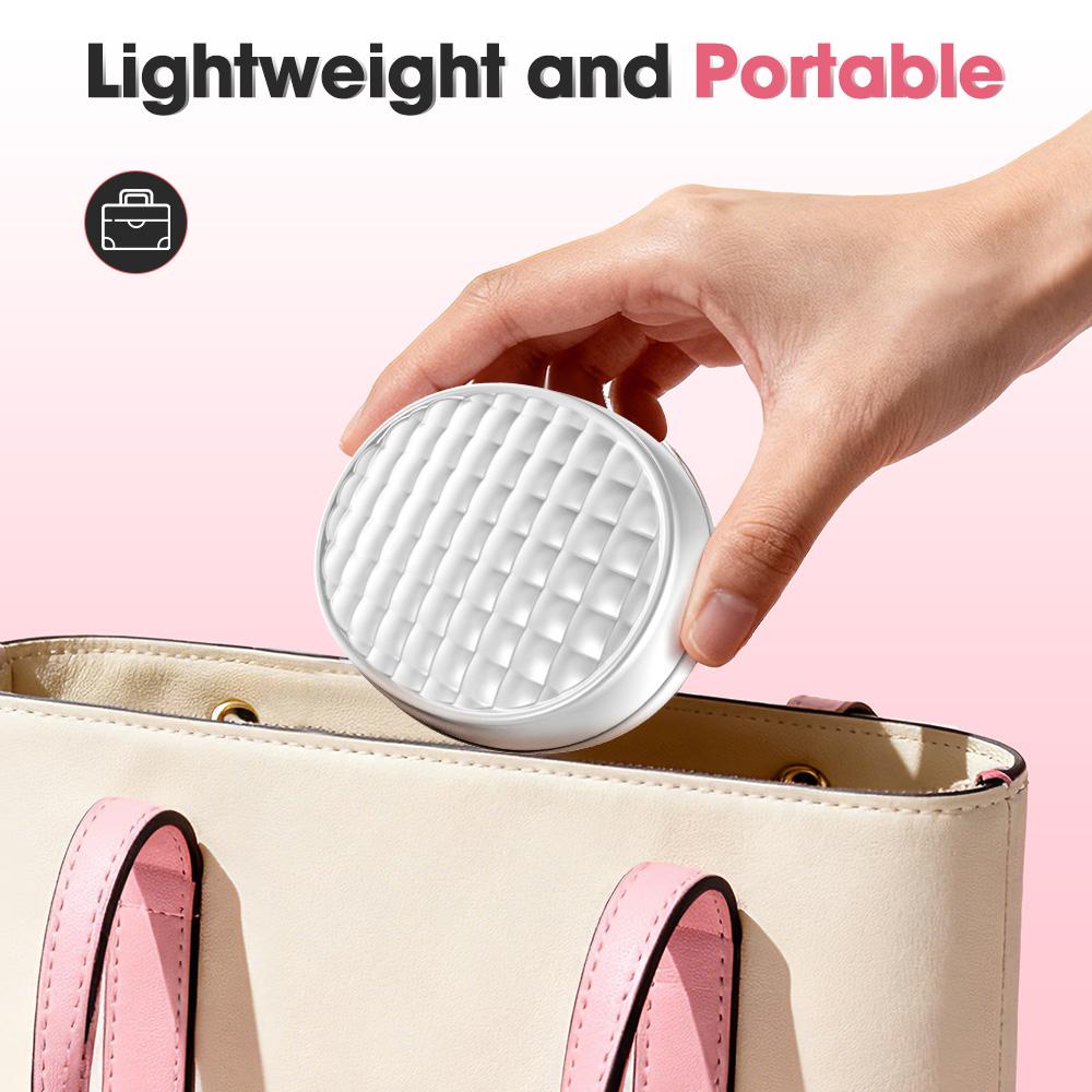 2026 Micro-current Face/Eye Beauty Massager 660nm Red Light with Gel Patch Portable Pads Rejuvenation Dark Circles Eye Lines Remover Relieve Fatigue