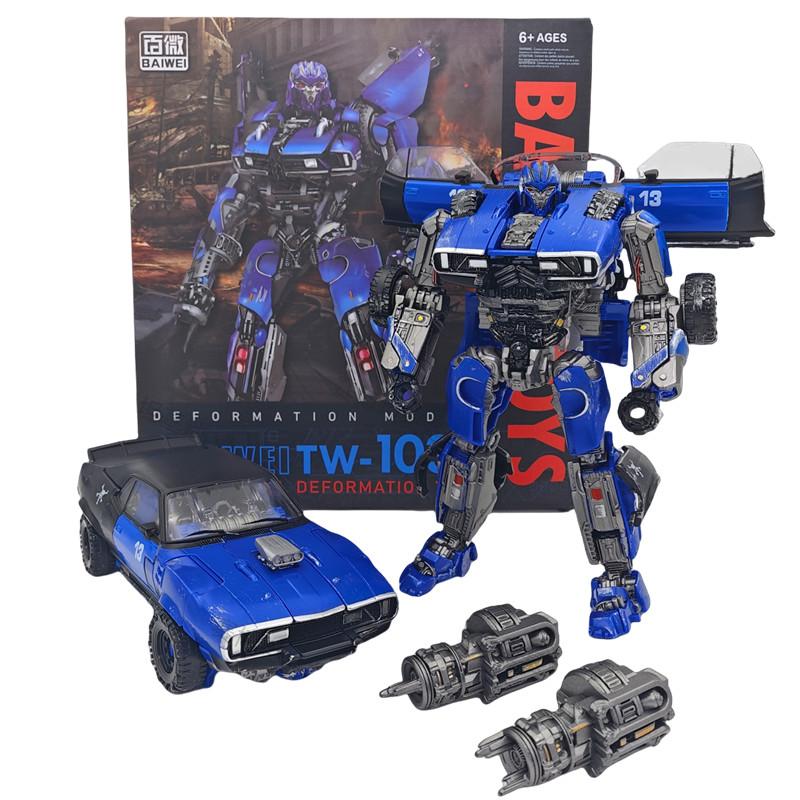 BAIWEI TW1033B Transformējošs robota rotaļlieta balts