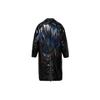 Li Ning 21FW Wu Chuang Wu Yi Lucido Reversibile Caldo Tinta Unita Giacca Lunga in Piumino Uomo Capispalla Nero AYMR063-1
