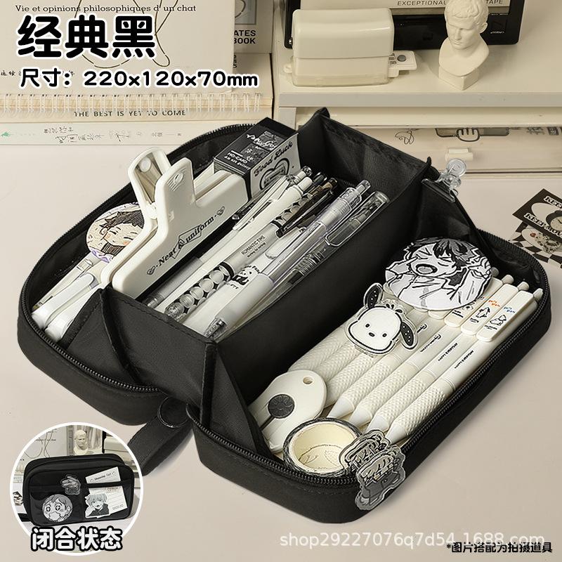 

Пенал большой вместимости модель для девочки 2025 новый супер хит пенал для канцелярских товаров ученика средней школы старшеклассницы простой