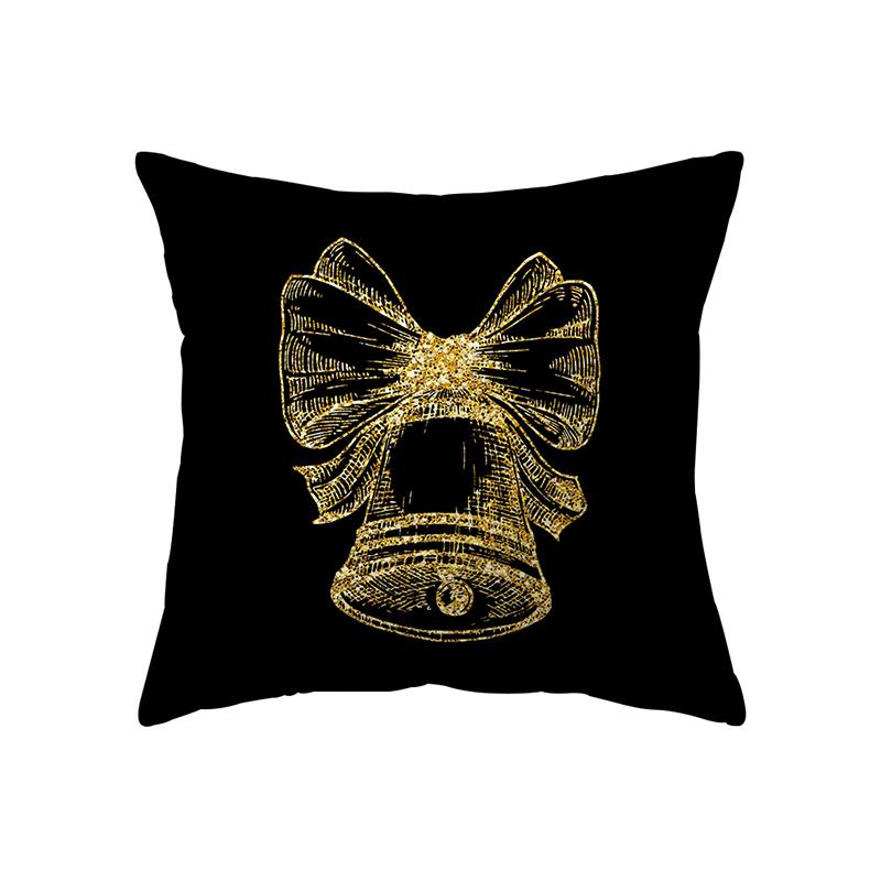 Christmas Theme Christmas Decoration Printing Pattern Cushion Cover Home Living Room Sofa Decoration Pillow Pillow Cover