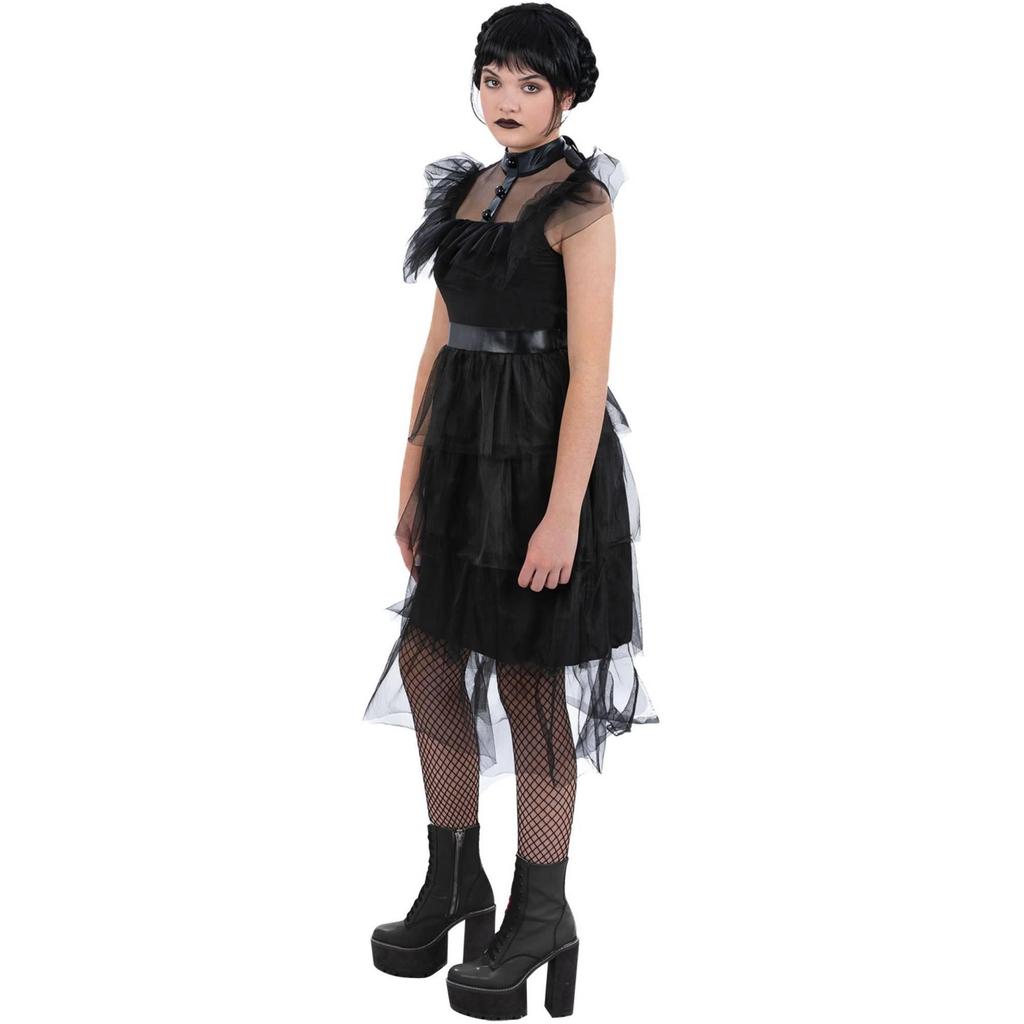 Smiffys Girls Gothic Prom Costume Dress