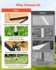 270 Degree Awning, 12.4 Driver Side Vehicle Awning, Waterproof UV50+ Car Side Awnings with Carry Bag, All-Weather Free-Standing Overland Awnings Car