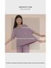 Women's Summer Short-Sleeve Modal Cotton Pajama Set with Chest Pad